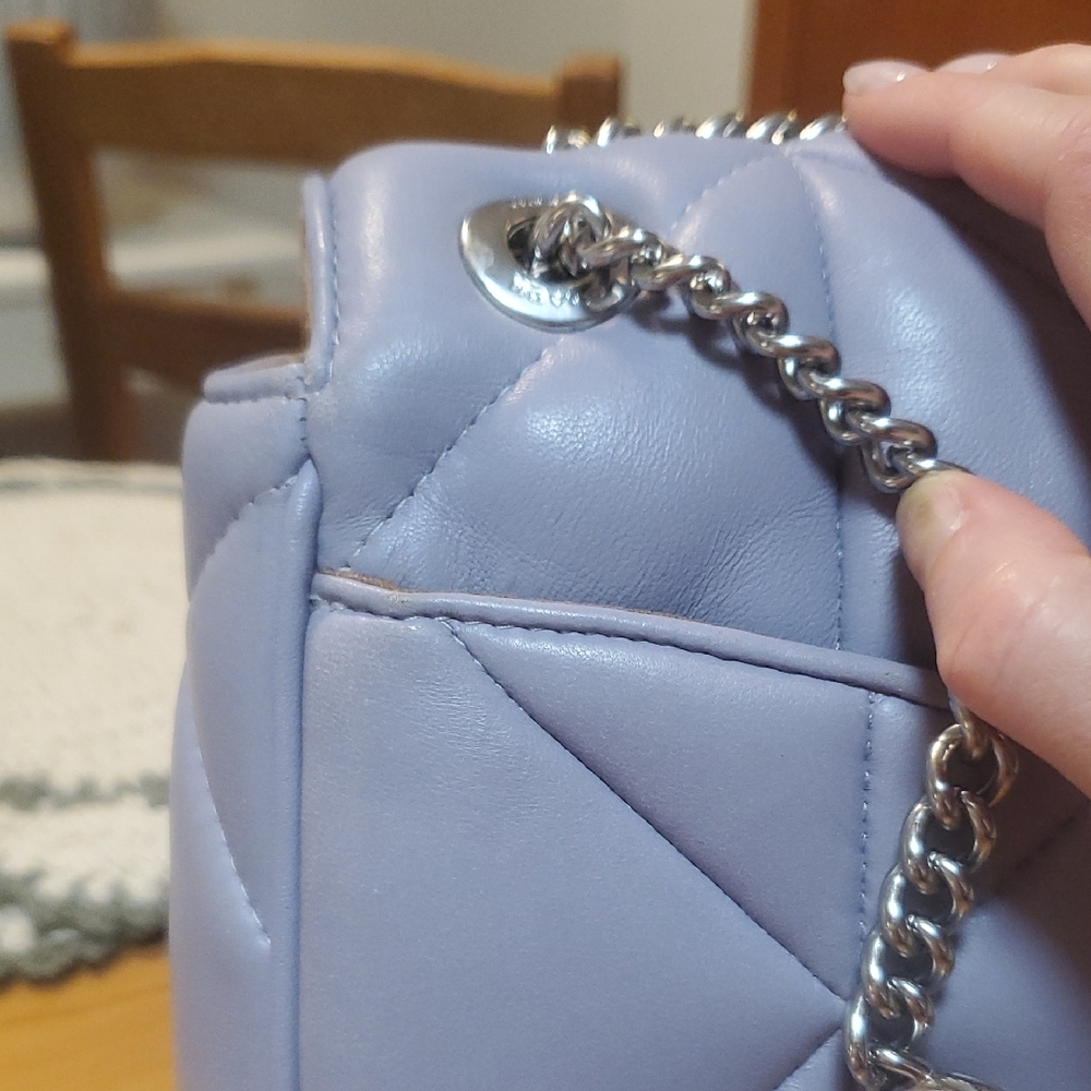 Coach Light Purple Quilted Crossbody Bag - Picture 8 of 10